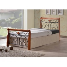 Кровать Tina MK-5227-RO (решетка металлическая), Размер:90x200