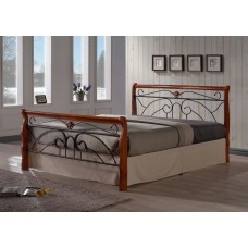 Кровать Tina MK-5228-RO (решетка металлическая),Размер: 160x200