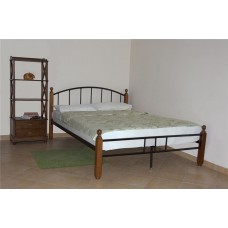 Кровать 915-М (160х200/Черный металл)